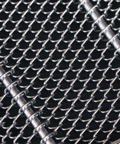 Băng tải lưới inox đan xoắn đơn