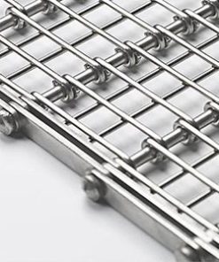 Băng tải lưới inox xích thanh ngang